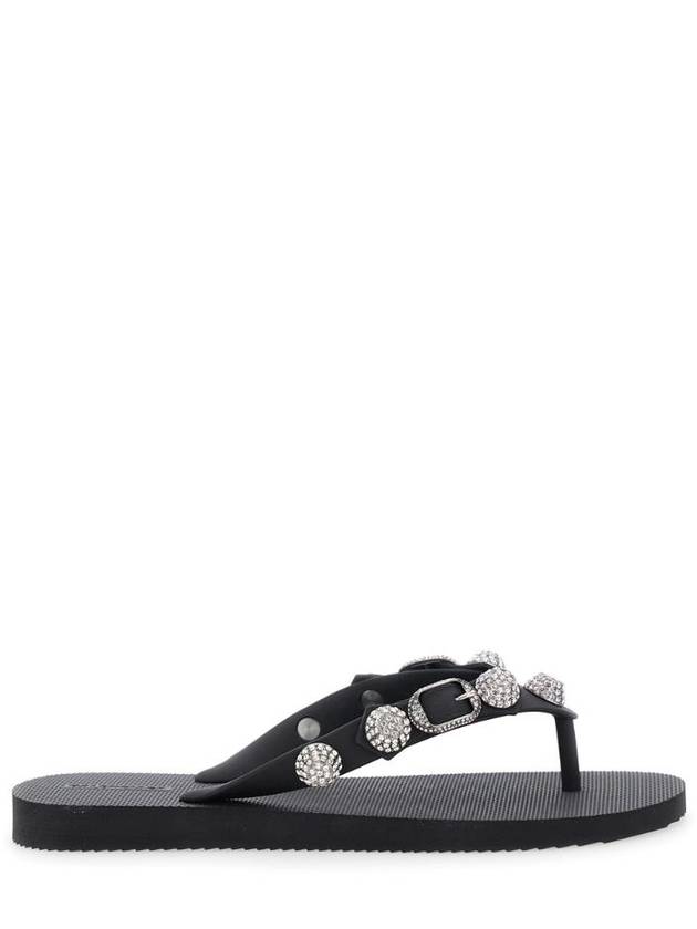 발렌시아가 르 카골 플랫 플립플랍 블랙