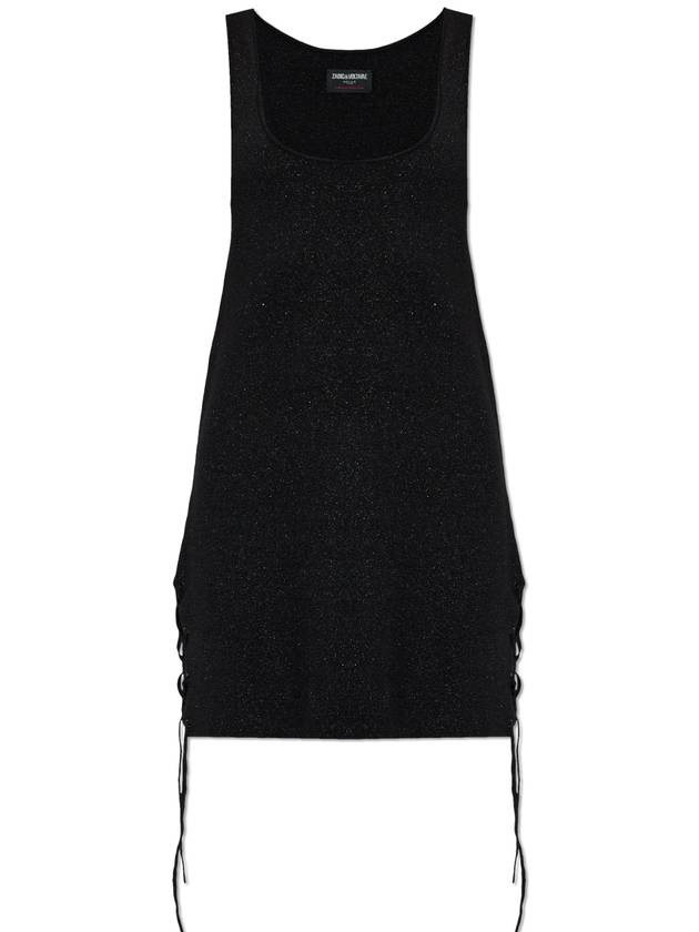 Zadig & Voltaire Dress With Metallic Thread  Women's  Black