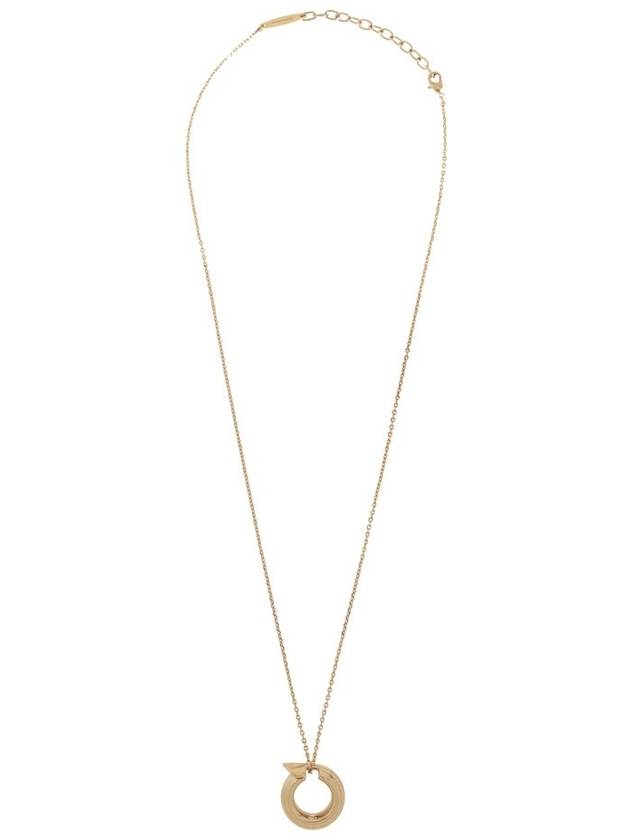 Salvatore Ferragamo 비대칭 간치니 펜던트 목걸이