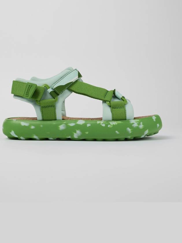 캠퍼 남성 Pelotas Flota 펠로타스 플로타 가죽 샌들 신발 Green