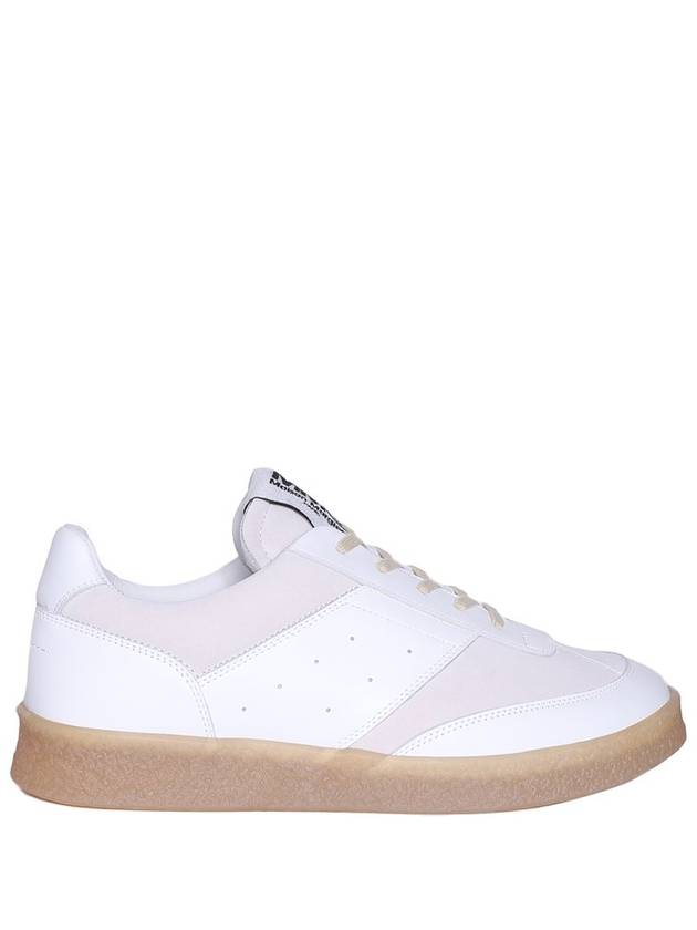 MM6 Maison Margiela 패널 레이스업 스니커즈