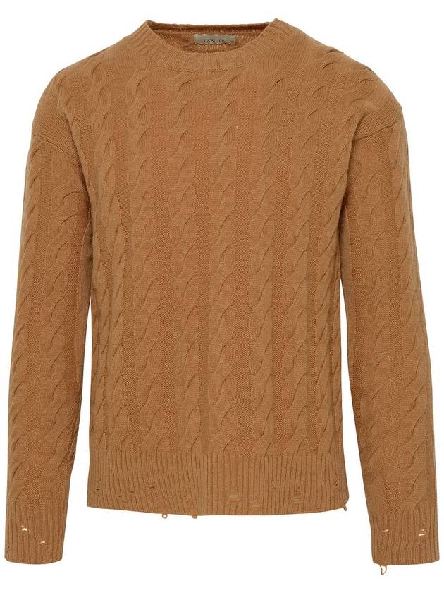Laneus Camel wool blend sweater