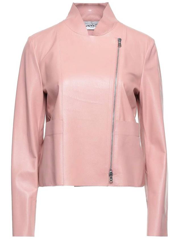 랑방 LANVIN 양가죽 가죽 자켓