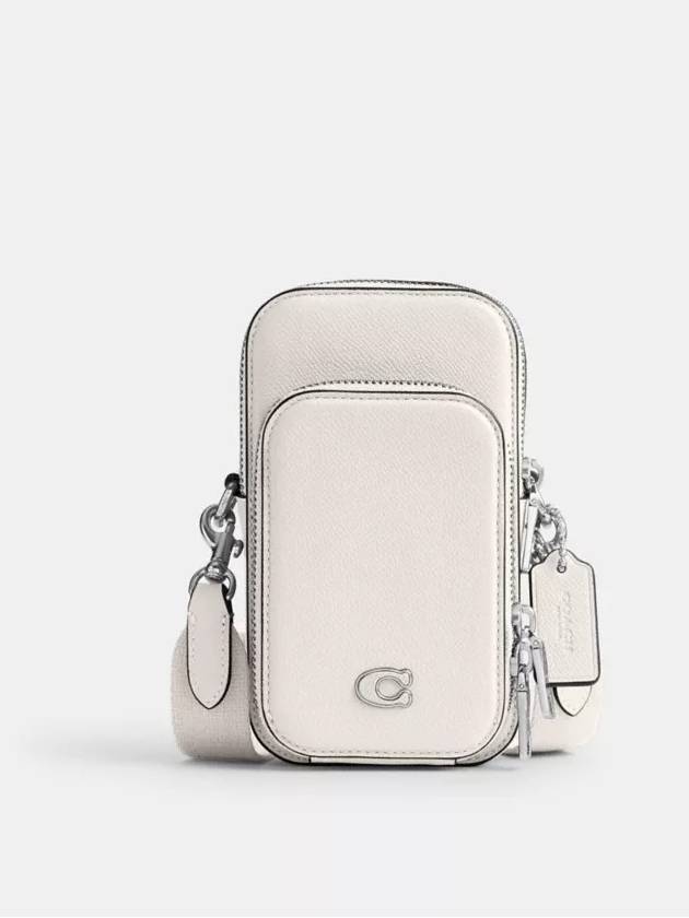 코치 폰 크로스백 Chalk