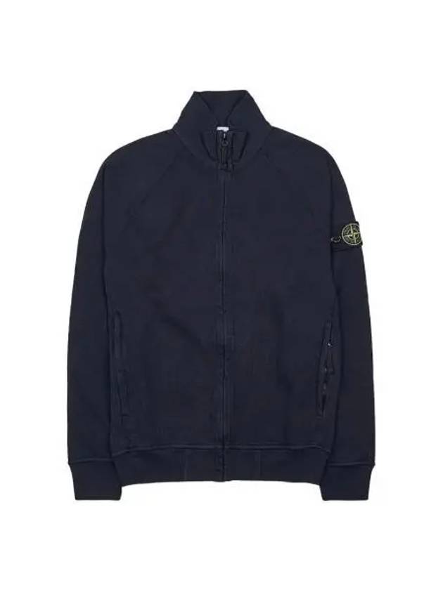 스톤 아일랜드 62460 올드 트리트먼트 집업 스웨트셔츠 네이비 블루 23SS Stone Island 62460 Old Treatment Full Zip Sweatshirt Navy Blue 23SS