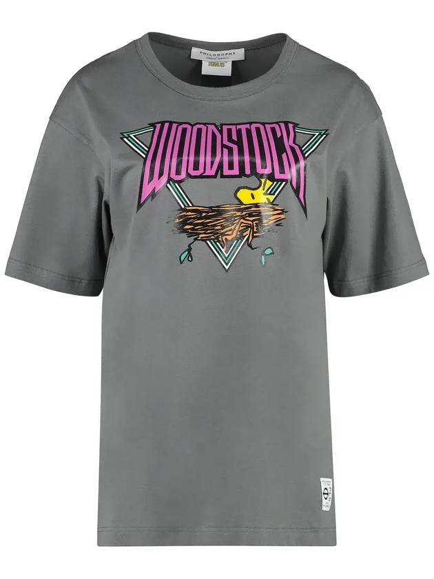 Philosophy Di Lorenzo Serafini 그래픽 프린트 크루넥 티셔츠 J0705_J3517