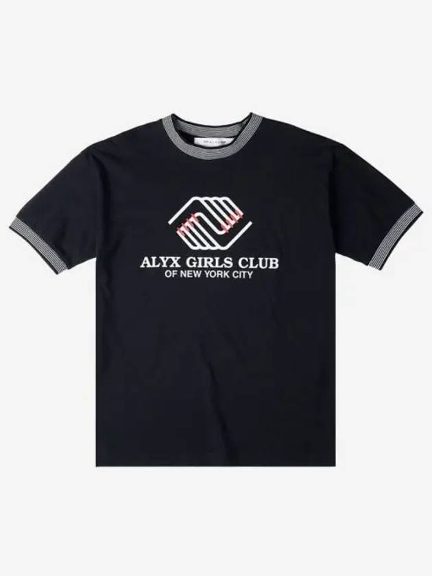 1017 알릭스 9SM 걸스 클럽 티셔츠 블랙 1017 Alyx 9SM Girls Club T Shirt Black