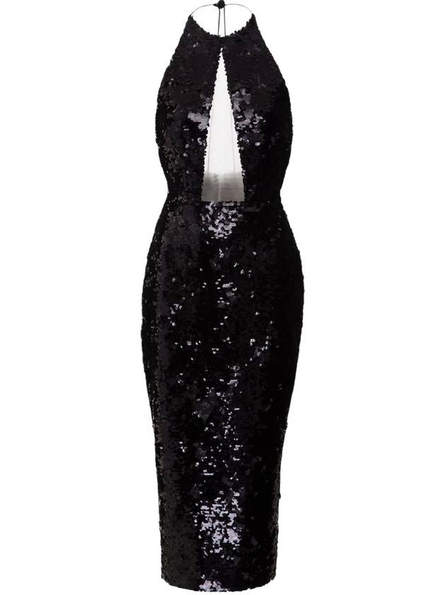 ALEXA SEQUIN MIDI DRESS