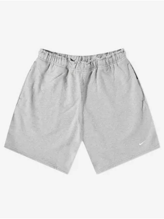 나이키 NRG 솔로 스우시 플리스 쇼츠 다크 그레이 헤더 US EU Nike NRG Solo Swoosh Fleece Shorts Dark Grey Heather US EU