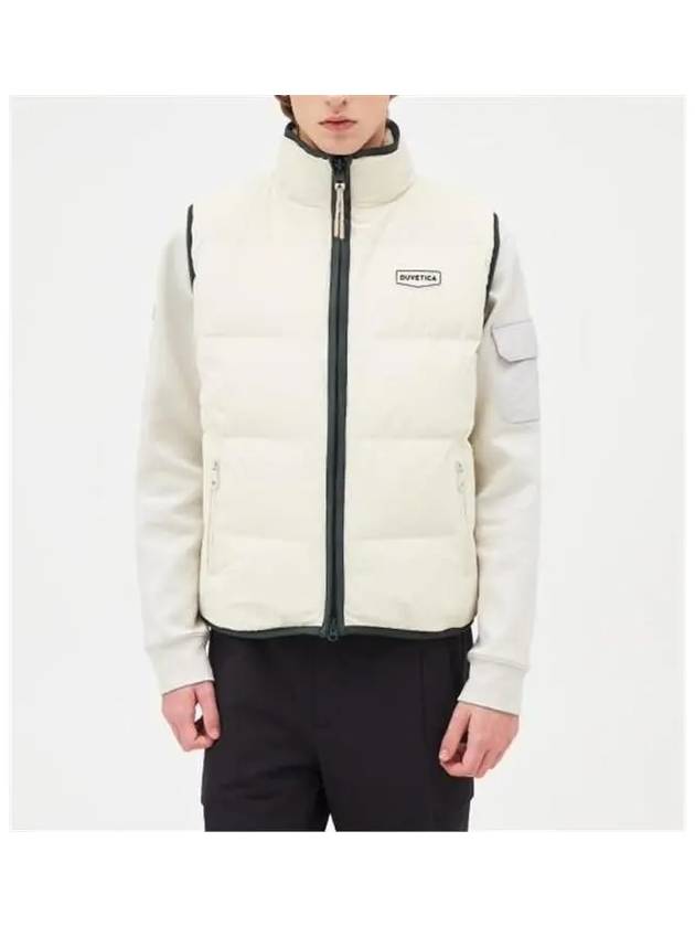 24FW 듀베티카 ALGORAB 리버서블 패딩 베스트 베이지