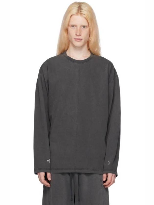 Gray Converse Edition Long Sleeve T Shirt 241891M213000