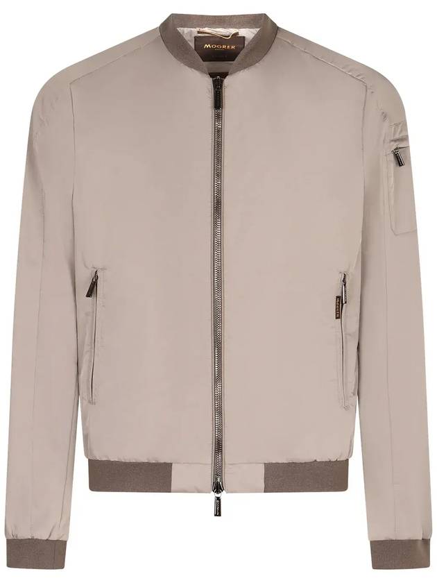 기술 소재의 Moorer 봄버 재킷 MOUGI100021_U0118