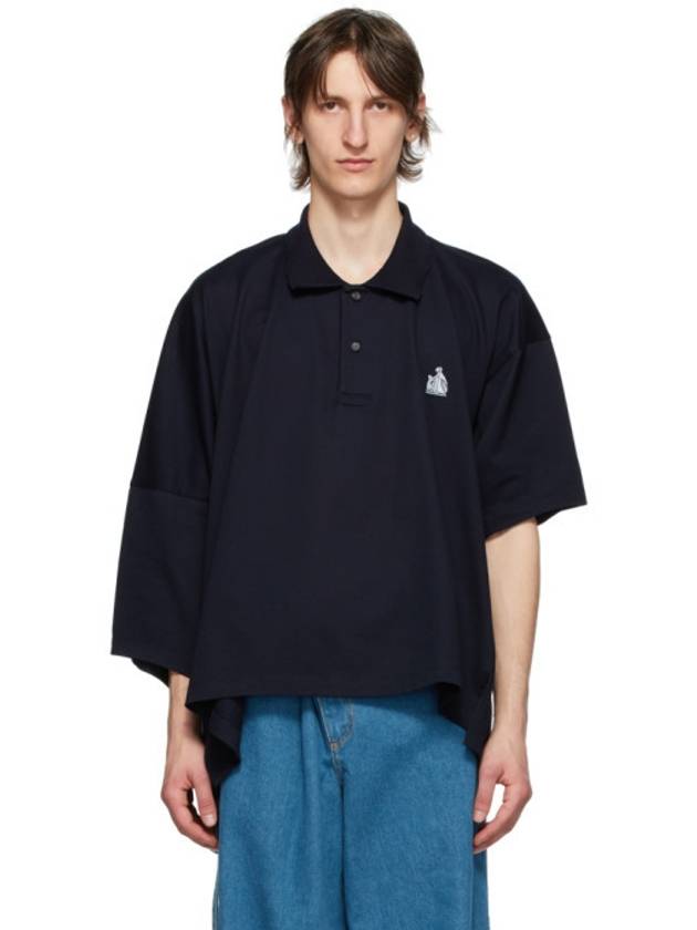 랑방 LANVIN Mother And Child Asymmetric Polo