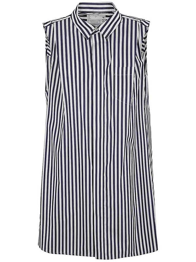 Sacai Cotton Poplin Shirt Dress