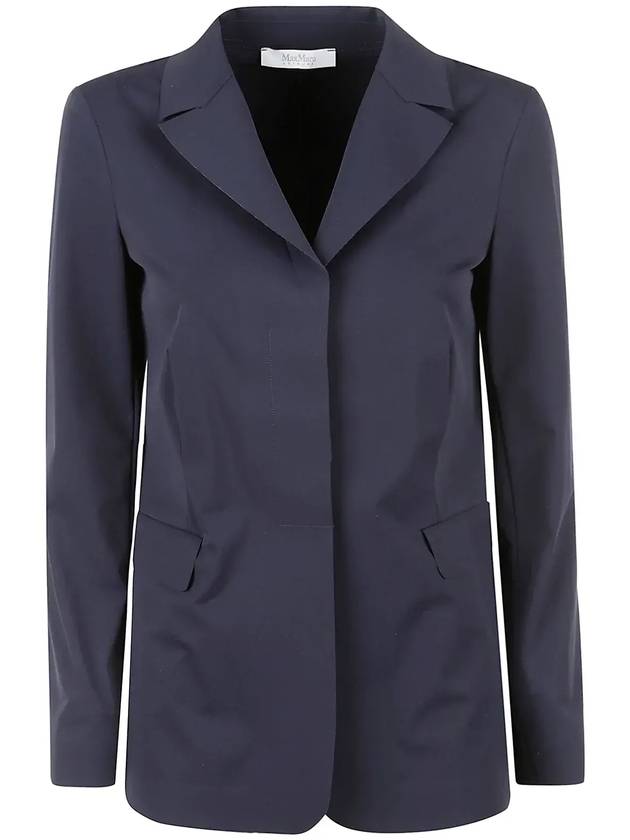 Max Mara 레저 싱글 브레스티드 긴팔 재킷 2426916017600_004