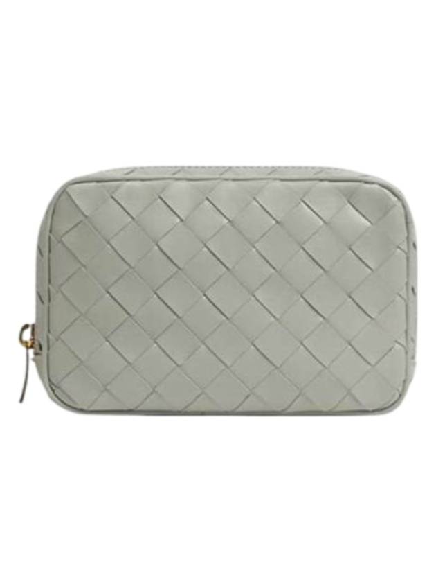 보테가 베네타 스몰 인테르치아토 지퍼 파우치 766231 V3IV0 1556 B0110819736