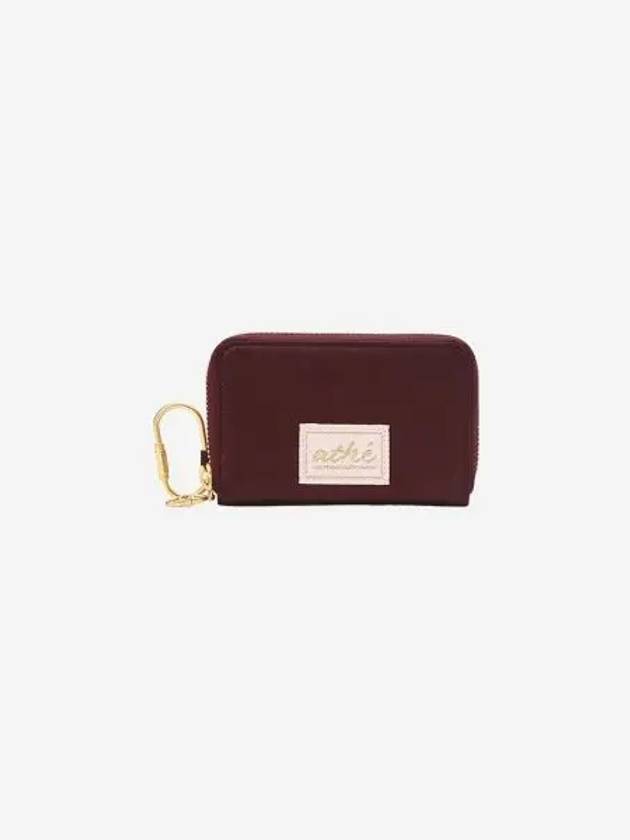 Athe Vanessabruno Acc 아떼 바네사브루노 쥬르 지퍼 지갑 버건디 Athe Vanessabruno Jour Zipper Wallet Burgundy