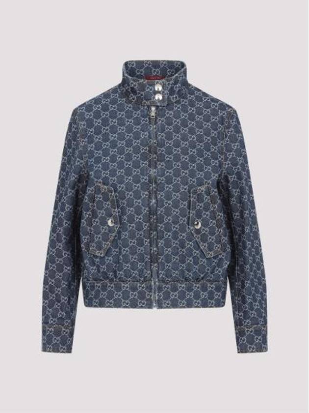 25SS 구찌 봄버 자켓 815185 XDC9I 4528 BLUE DENIM