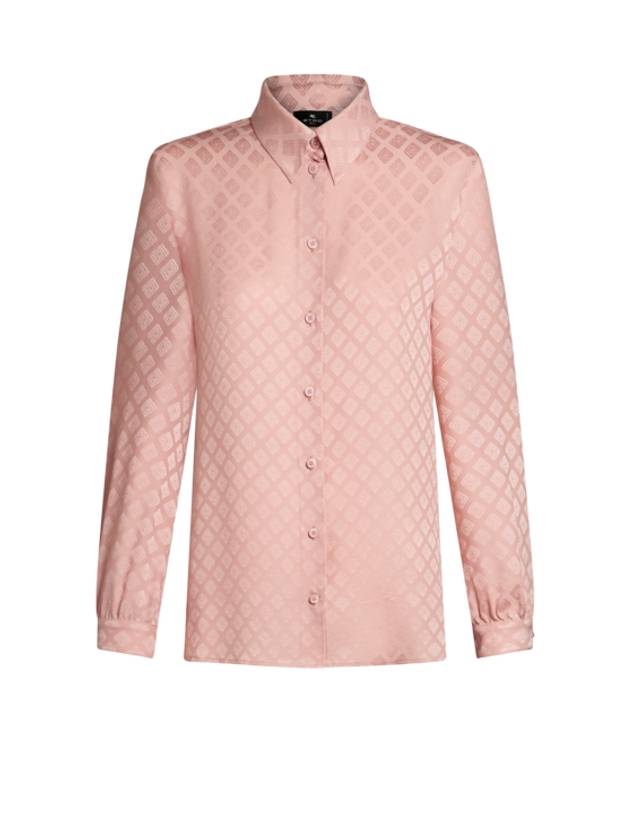 Etro Silk Jacquard Shirt Woman