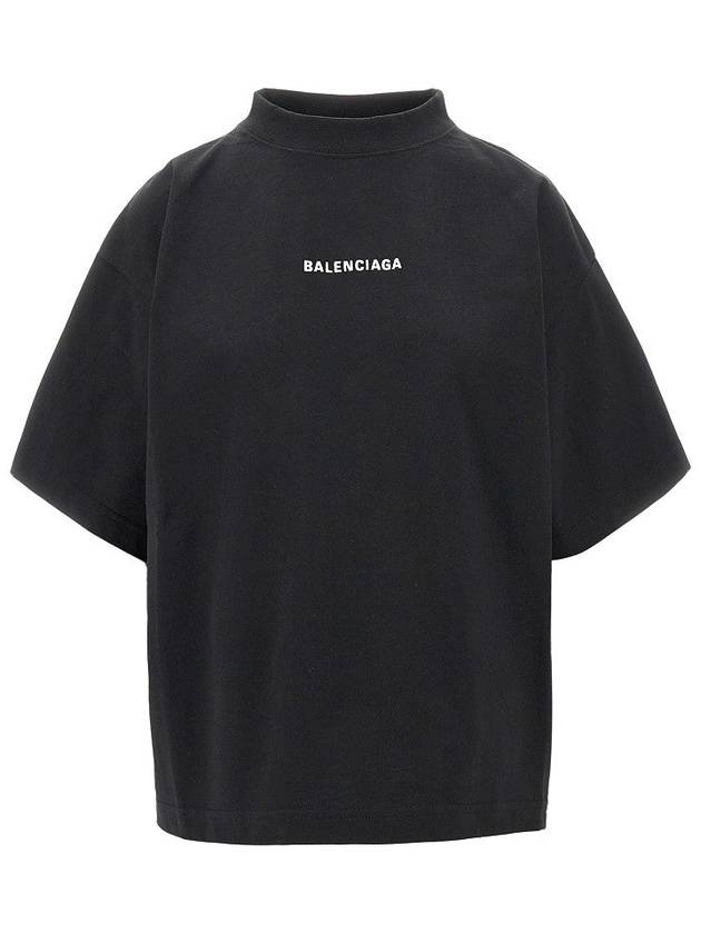 BALENCIAGA 'Balenciaga Back' cropped T-shirt