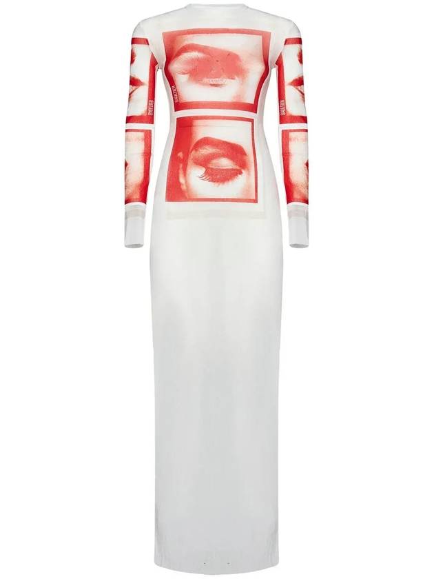 장 폴 고티에 롱 아이즈 앤 립스 드레스 RO251T553_013014