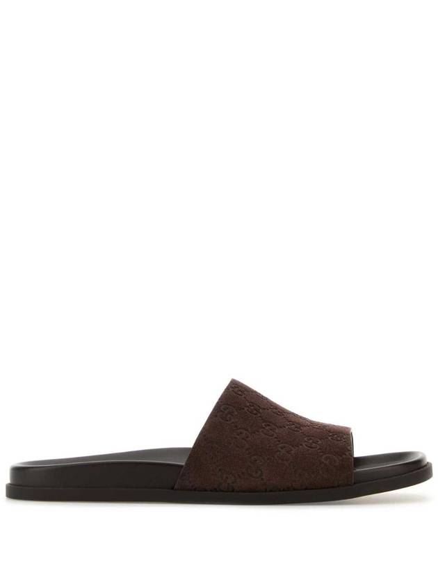 GUCCI Brown suede slippers 834941AADUO 2140