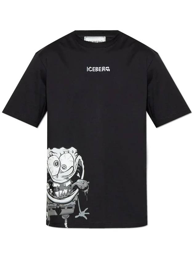 아이스버그 로고 자수 티셔츠 25EI1P0F0726327_9000