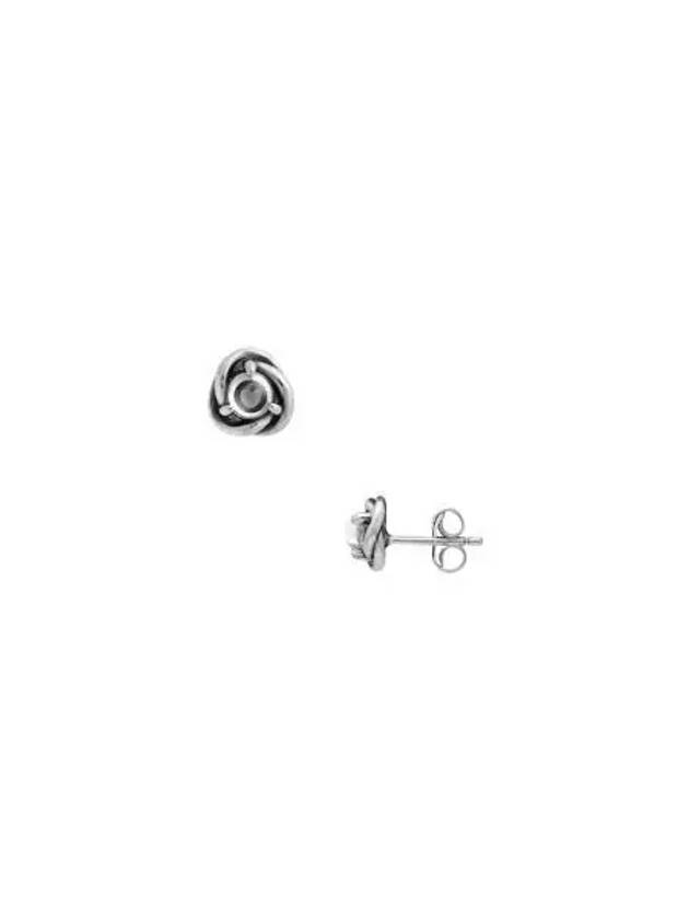 W 판도라 4월 탄생석 이터니티 서클 스터드 이어링 스털링 실버 클리어 W Pandora April Birthstone Eternity Circle Stud Earrings Sterling Silver Clear