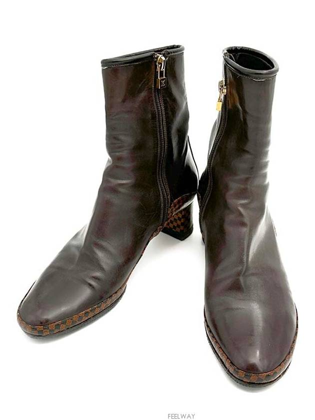 루이비통 다미에 앵클 부츠