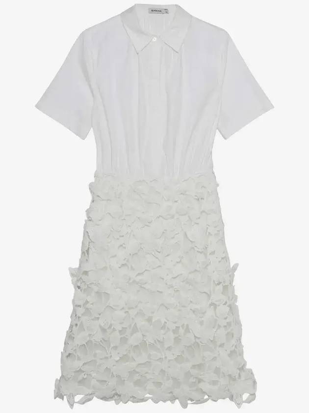 심카이 콜렛 플로럴 미디 드레스 2251041FG_WhiteWhite