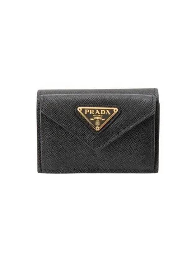 프라다 사피아노 레더 월렛 블랙 Prada Saffiano Leather Wallet Black