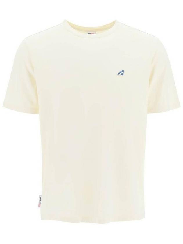 오트리 테니스 크루넥 반팔 티셔츠 화이트