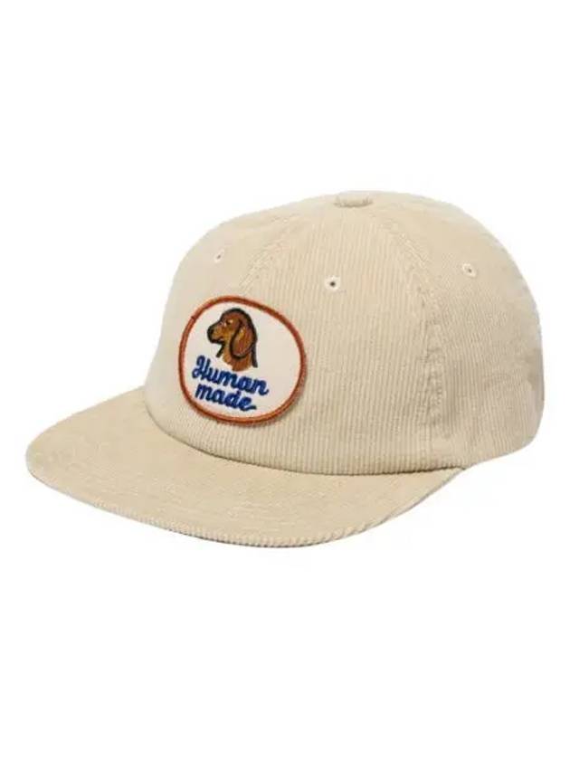 휴먼 메이드 6 패널 코듀로이 캡 화이트 Human Made 6 Panel Corduroy Cap White