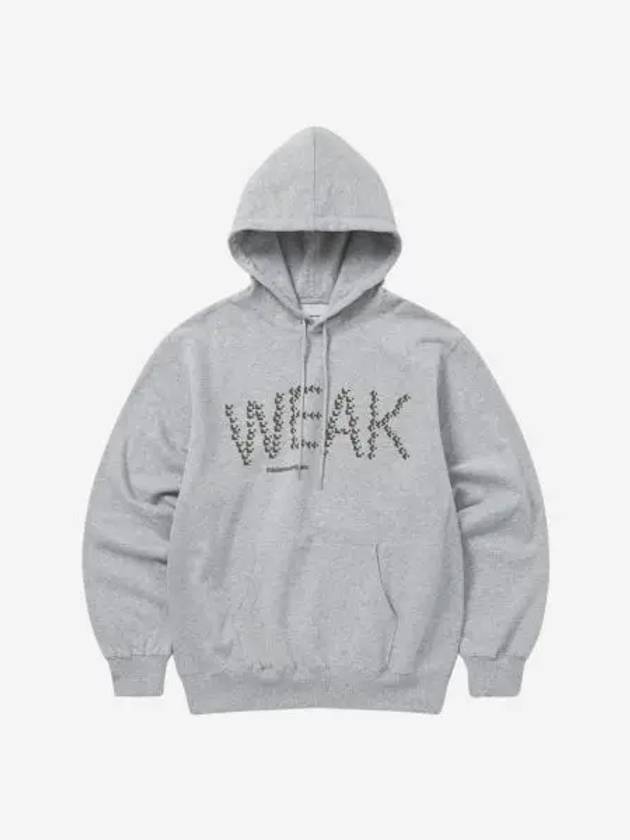 디스이즈네버댓 x 로꼬 위크 후드 헤더 그레이 Thisisneverthat x Loco Weak Hoodie Heather Grey