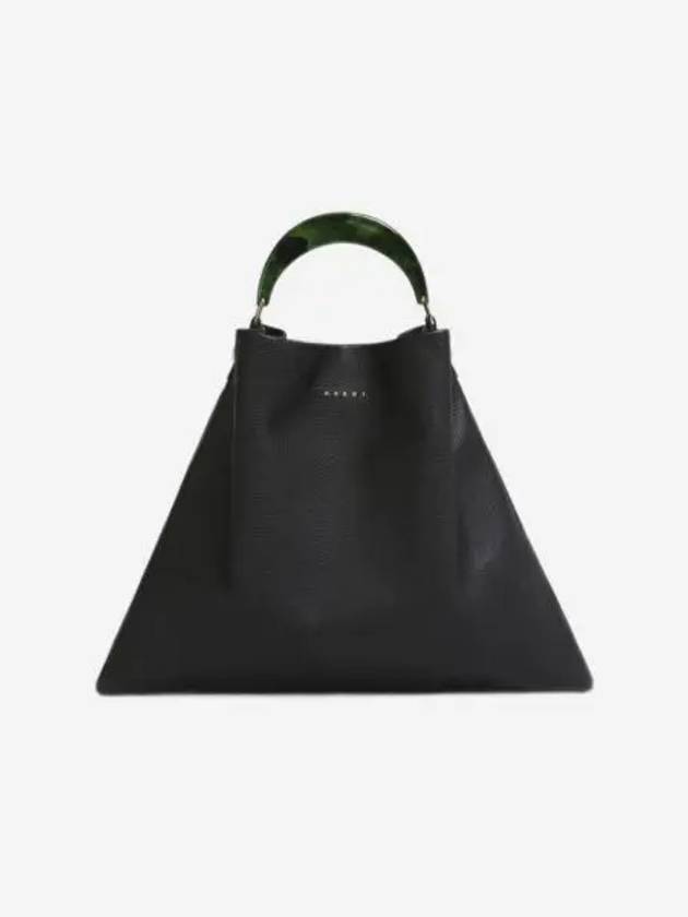 마르니 레더 베니스 미디움백 블랙 Marni Leather Venice Medium Bag Black