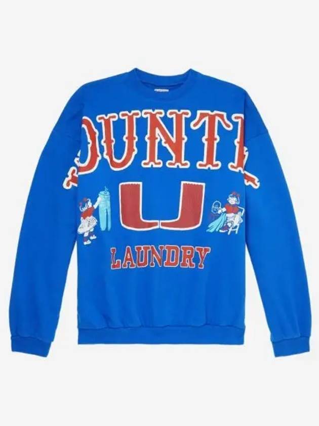 캐피탈 30 플리스 빅 스웨트셔츠 블루 Kapital 30 Fleece Big Sweatshirt Blue