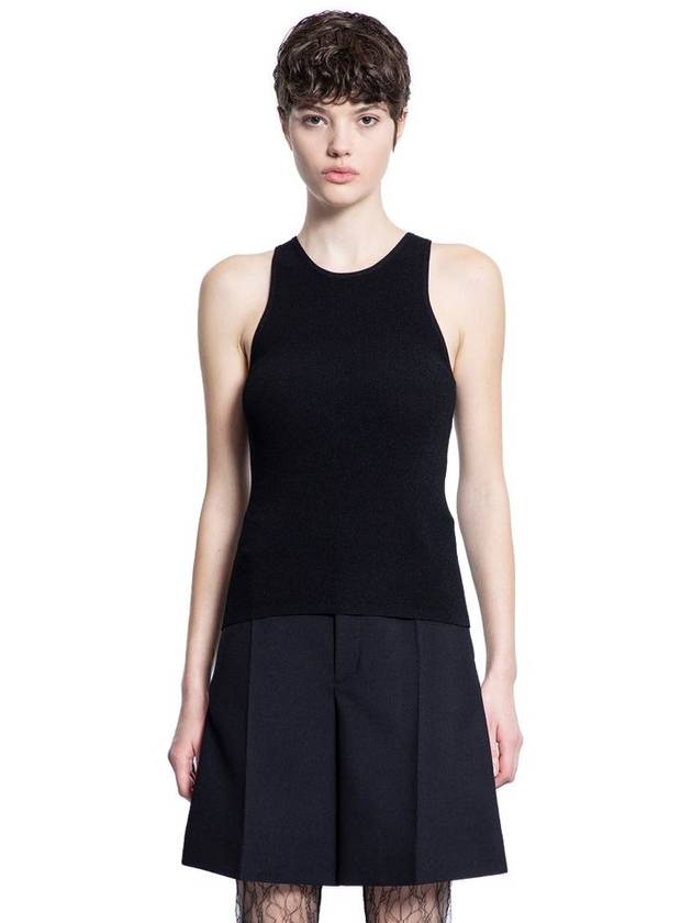 THE GARMENT WOMAN BLACK T-SHIRTS & TANK TOPS