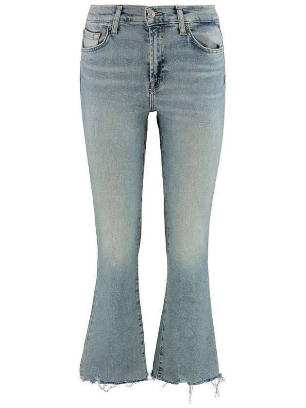 7 For All Mankind 데이지 하이라이즈 플레어 진