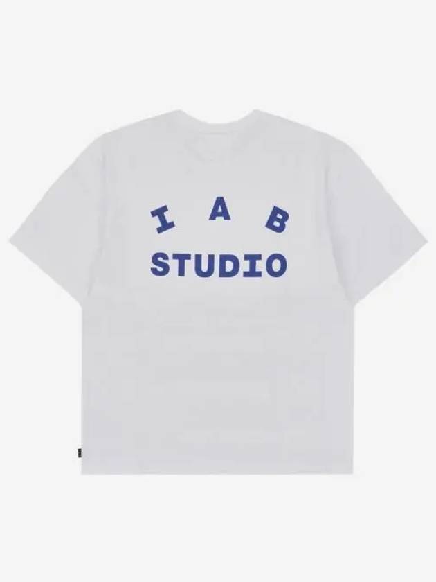 아이앱 스튜디오 티셔츠 화이트 네이비 22FW IAB Studio T Shirt White Navy 22FW