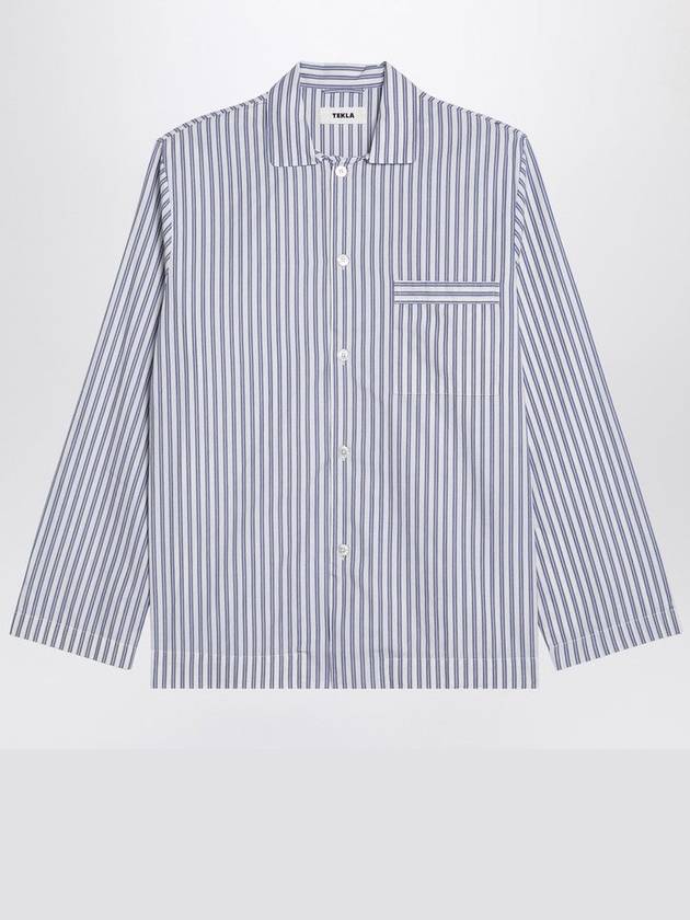 White Striped Pyjama Shirt