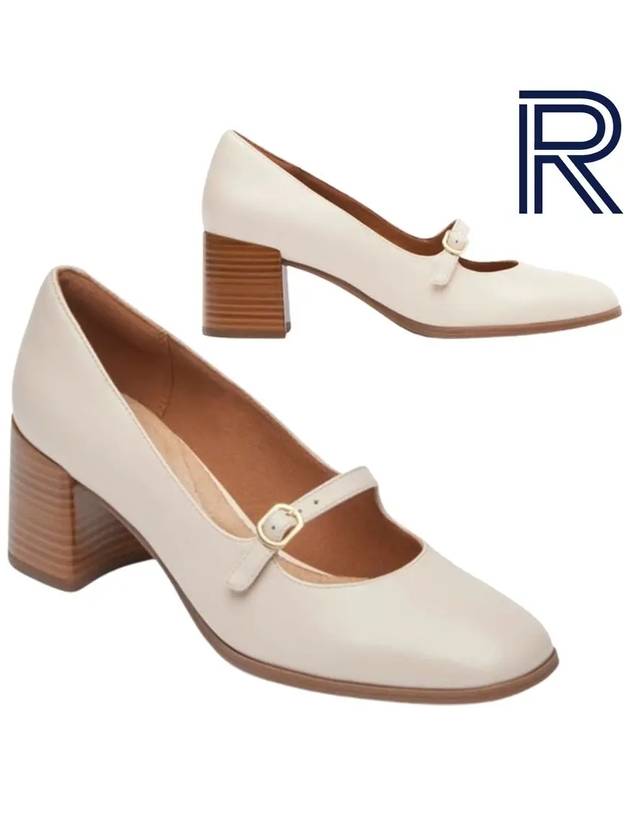 락포트 여성화 비올레타 메리 제인 구두 신발 바닐라