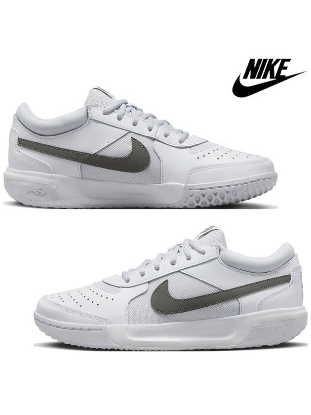 나이키 여성 줌 하드 코트 올코트 라이트 3 테니스화 Flat Pewter