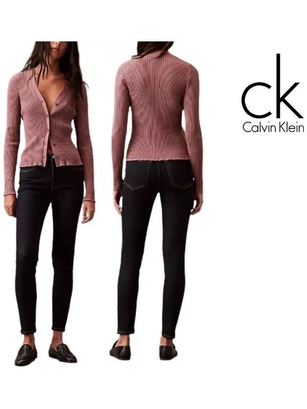 캘빈클라인 바지 여성 오리지날 스키니 진 팬츠 진청