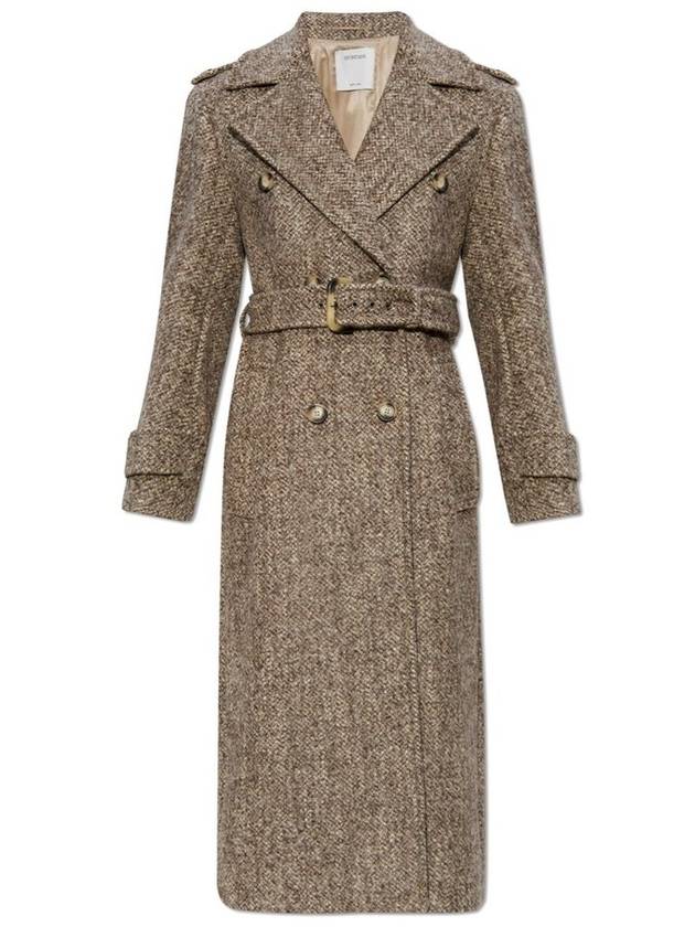 Sportmax 더블 브레스티드 벨티드 코트