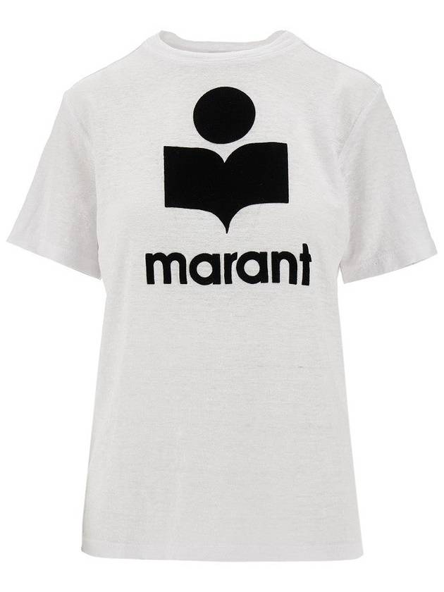 ISABEL MARANT ETOILE 'Zewel' linen T-shirt