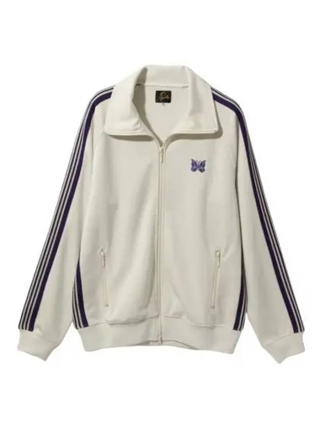니들스 트랙 자켓 폴리 스무스 아이스 화이트 Needles Track Jacket Poly Smooth Ice White
