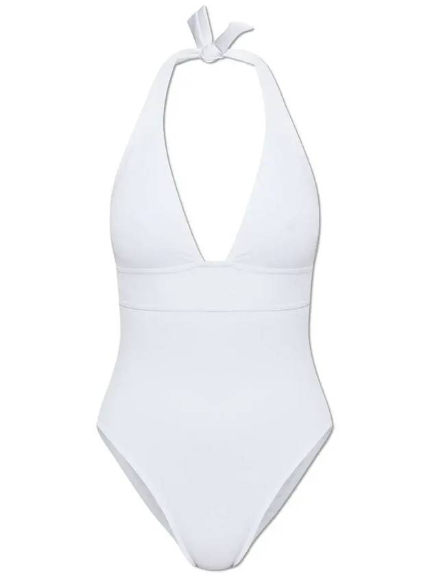 멜리사 오다바쉬 플런지넥 액티브웨어 ANDROSCR0_WHITE