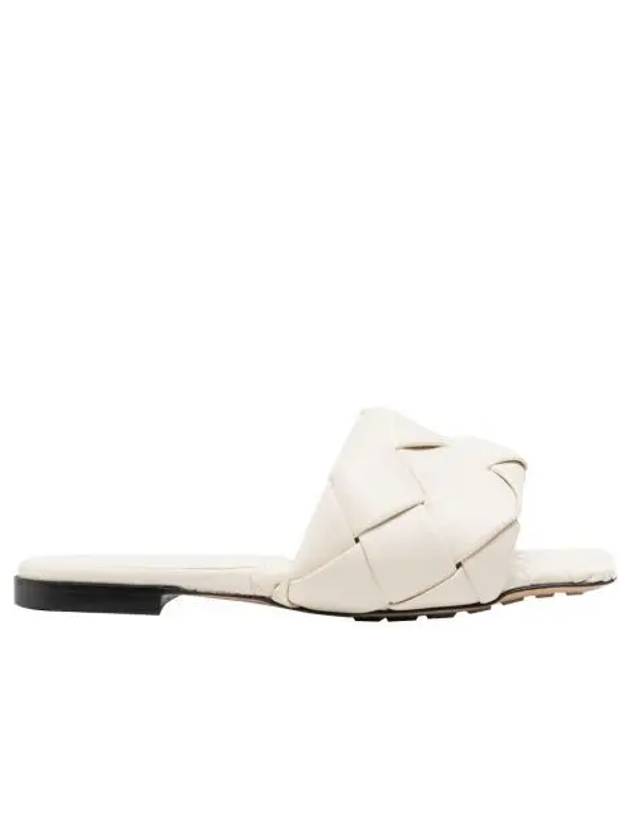 W 보테가 베네타 리도 플랫 샌들 씨 솔트 W Bottega Veneta Lido Flat Sandal Sea Salt