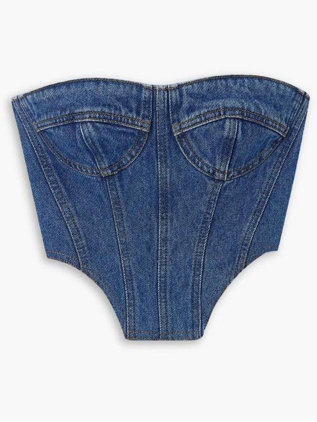 NB07 데이비드 코마 여성 탑 Denim bustier top 1647597345791696