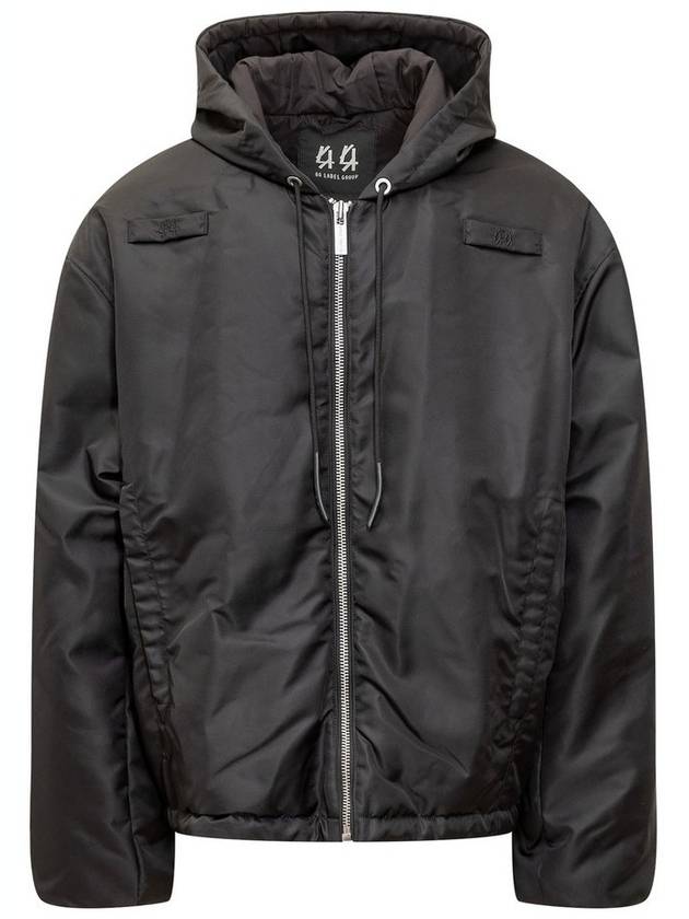 44 라벨 그룹 후드 퍼퍼 재킷
